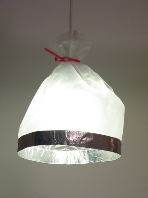 zaklamp zilver wit transparant