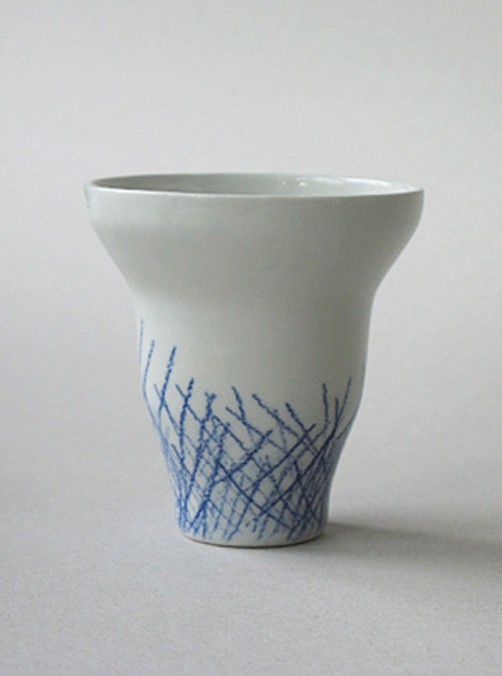 Blue grass cups